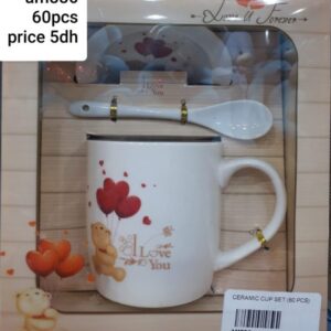 CERAMIC CUP SET (60 PCS)