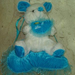 SOFT BEAR SITTING ON HEART HY-5193-2 (48PCS)