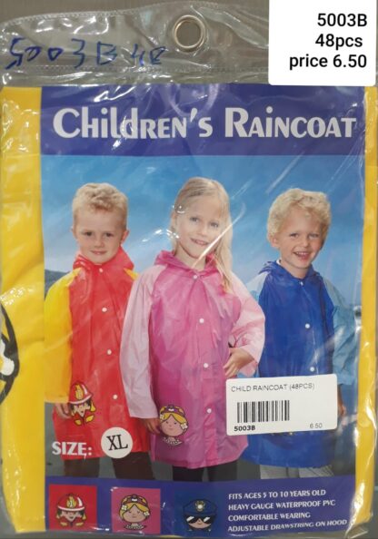 KIDS RAINCOAT (48PCS)