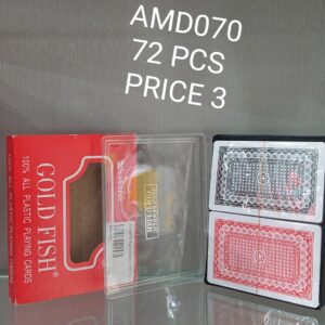 PLASTIC PLAYI CARD (72PCS)