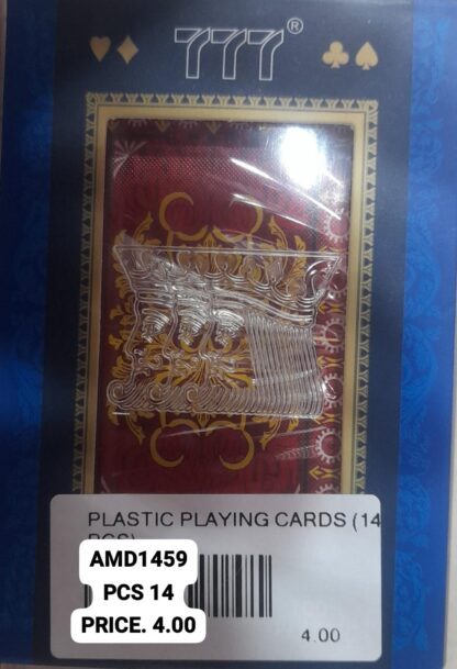 PLASTIC PLAYING CARDS (144 PCS)