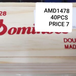 DOMMINO WOODEN BOX (40PCS)