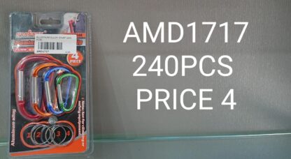 ALUMINUM ALLOY SNAP (240 PCS)