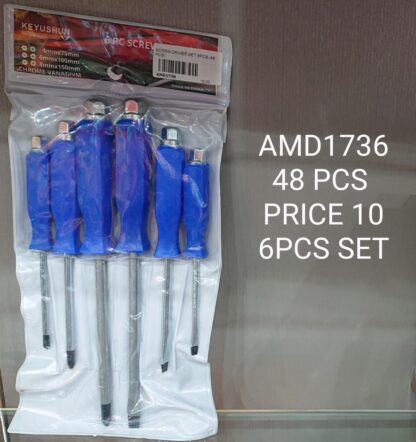 SCREW DRIVER SET 6PCS (48 PCS)