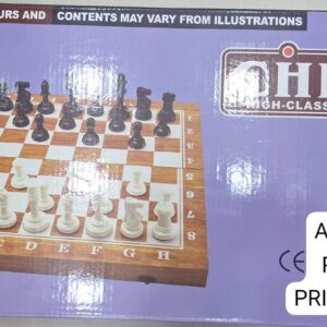 WOODEN CHESS 1828  (12PCS)