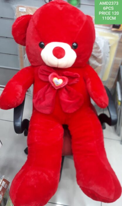 2# BEAR 110CM ONLY RED COLOR (6PCS)