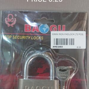 60MM IRON PADLOCK (72 PCS)