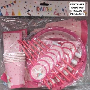 PARTY SET (60 PCS)