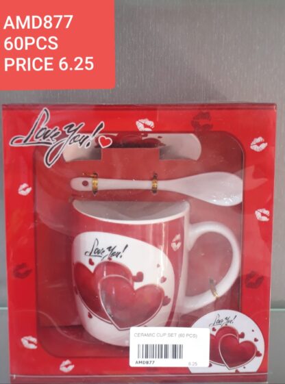 CERAMIC CUP SET (60 PCS)