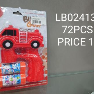 BUBBLE GUN POLIC LIGHT+MUS(72 PCS)