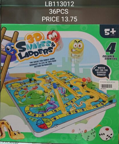 3D SNAKES GAME (36 PCS)