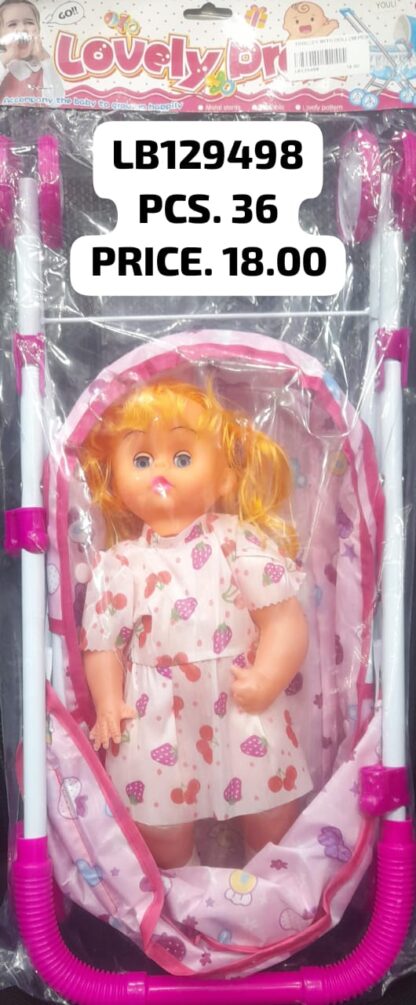 TROLLEY WITH DOLL (36 PCS)