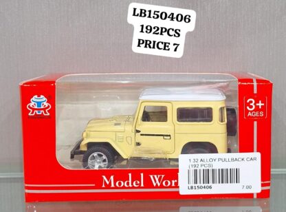 1:32 ALLOY PULLBACK CAR (192 PCS)