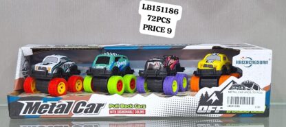 METAL CAR 4PCS (72 PCS)