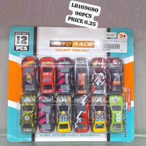 METAL FREE WHEEL CAR (96 PCS)