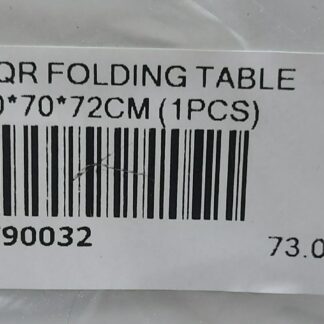 SQR FOLDING TABLE 90*70*72CM (1PCS)