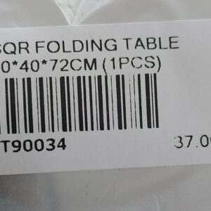 SQR FOLDING TABLE 50*40*72CM (1PCS)