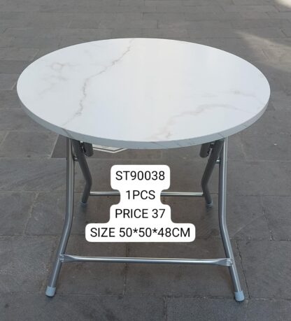 ROUND FOLD TABLE 50*50*48CM (1PCS)